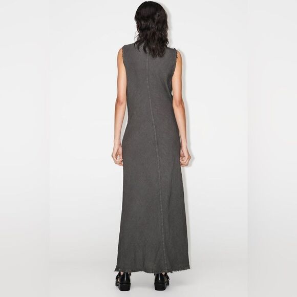 ZARA 100% LINEN SHIRT DRESS NEW - Picture 7 of 12